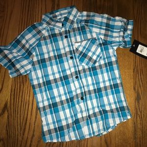 Boys Hurley button up short sleeve shirt